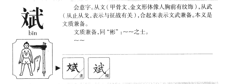 斌字五行属什么_斌字取名寓意内涵