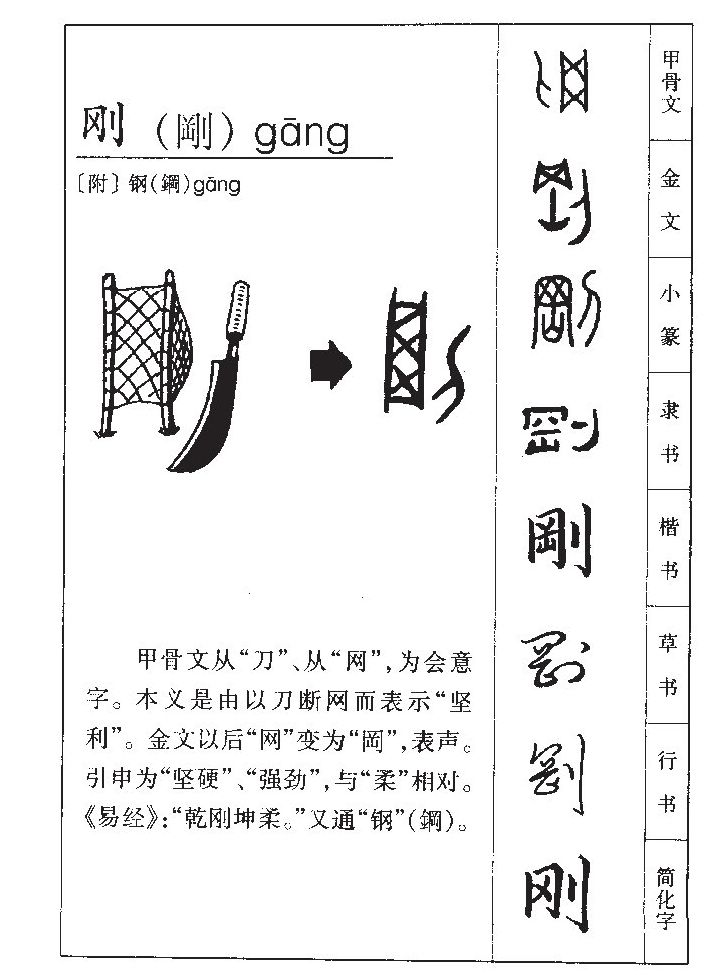 刚字五行属什么_刚字取名寓意内涵