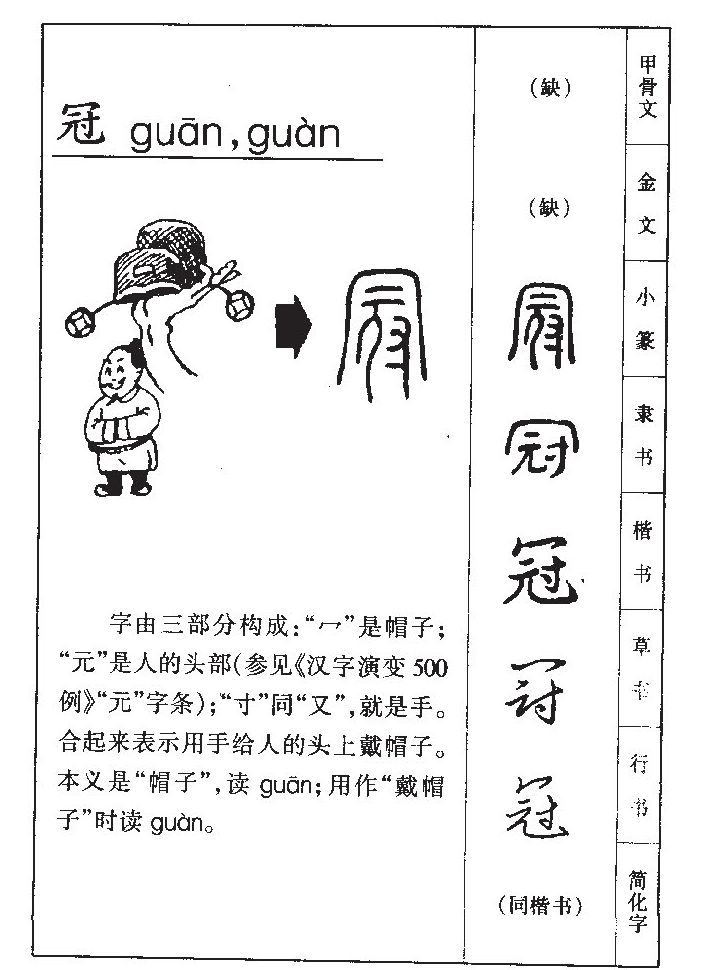 冠字五行属什么_冠字取名寓意内涵