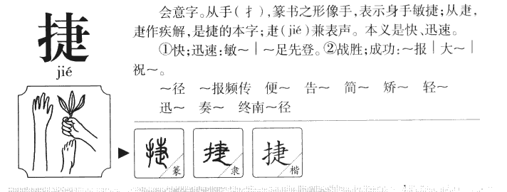 捷字五行属什么 - 捷字取名意义