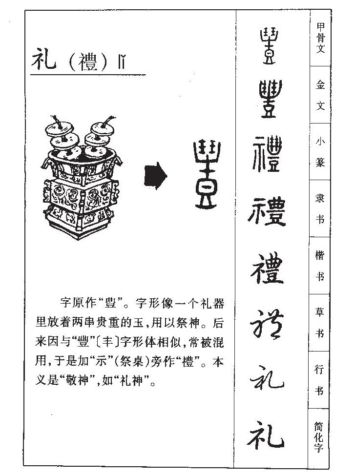 礼字五行属什么 - 礼字取名意义