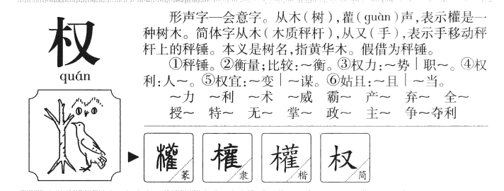 权字五行属什么_权字取名寓意内涵