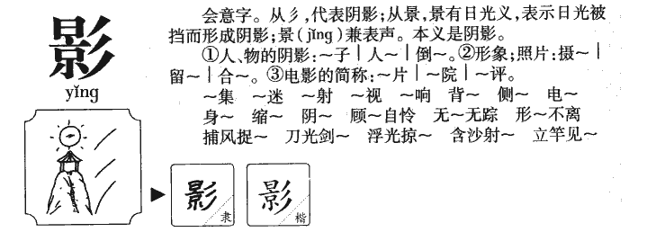 影字五行属什么 - 影字取名意义