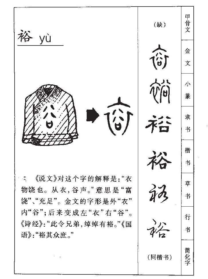 裕字五行属什么_裕字取名寓意内涵