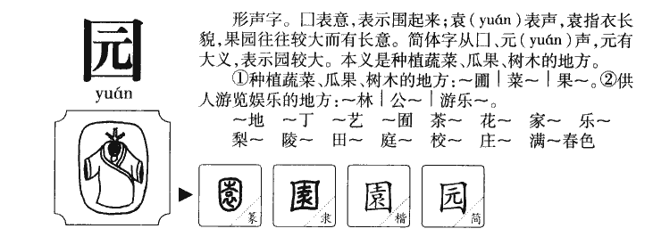 园字五行属什么_园字取名寓意内涵