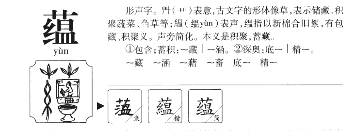 蕴字五行属什么_蕴字取名寓意内涵